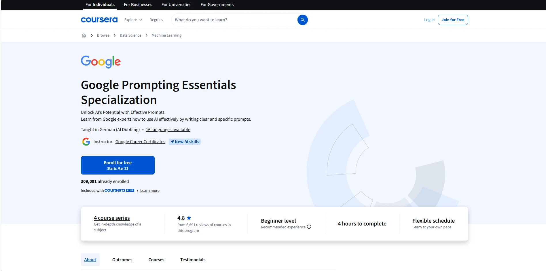 Top 3 Coursera AI Courses for Beginners in 2026 4 Google Prompting Essentials
