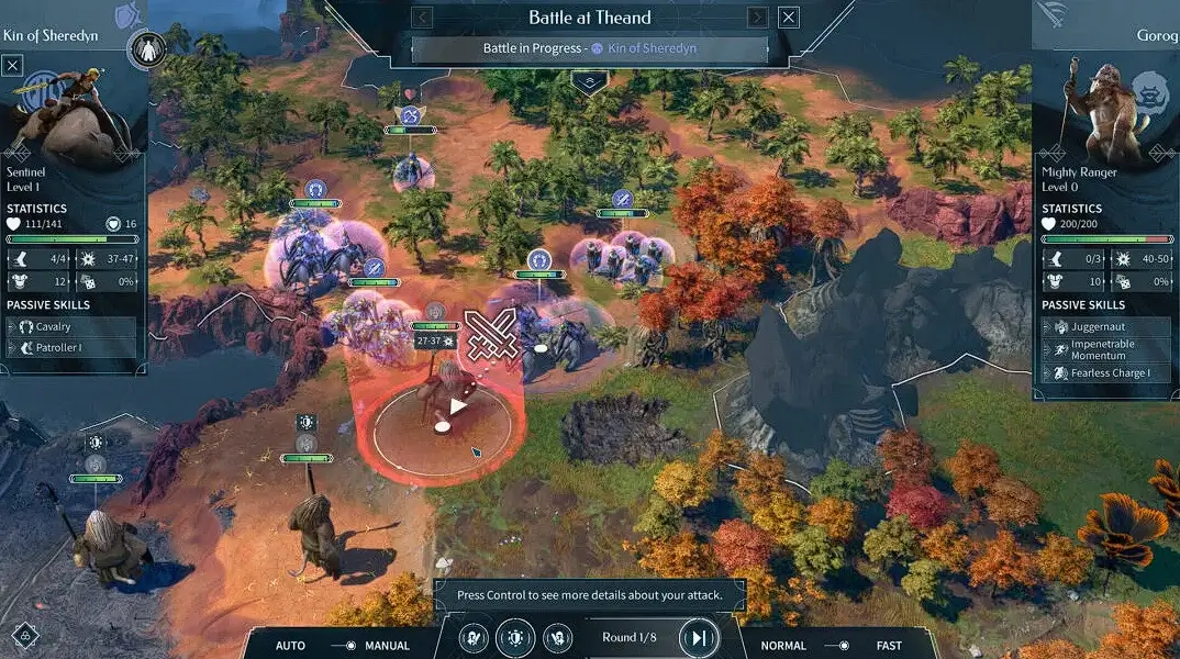 Age of Wonders 4 fantasy empire with custom race design