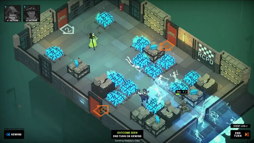 Tactical Breach Wizards combat puzzle with magical abilities