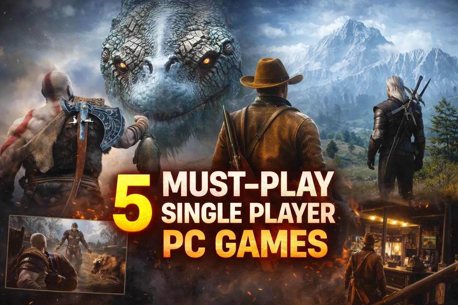 Discover five of the best single-player PC games with unforgettable stories, immersive worlds, and gameplay every gamer should experience.