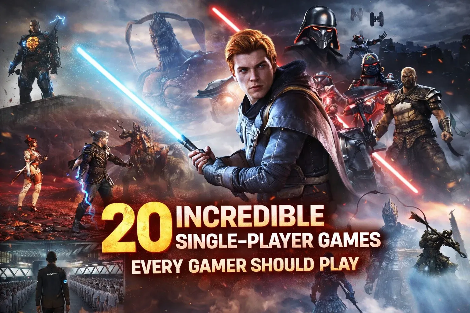 20 Extraordinary Single-Player Games Every Gamer Should Experience